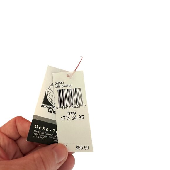 Kenneth Cole Reation red dress shirt 17.5x34-35 Regular fit NWT - Picture 9 of 12